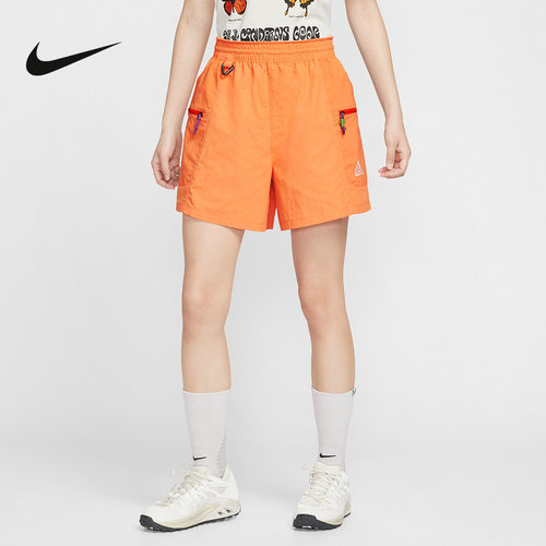 NIKE耐克短裤女夏季ACG户外宽松梭织防泼水工装运动裤HV6388-833
