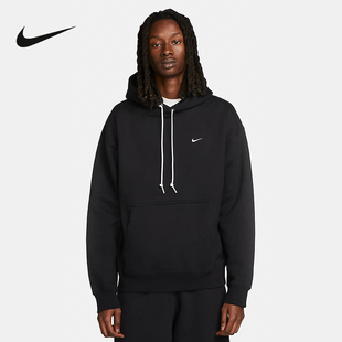 耐克男子卫衣春秋季新款运动加绒休闲保暖连帽套头衫DX1355-010