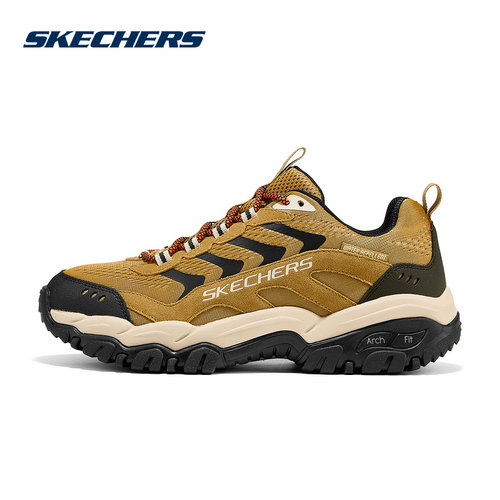 Skechers斯凯奇2026春新款男士休闲鞋舒适透气运动鞋237777C/WTBK