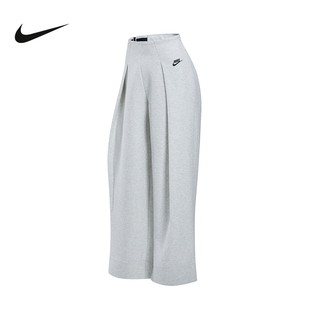 针织开衩FV8053 新款 013 冬季 Nike耐克SPORTSWEAR女子高腰褶裥长裤