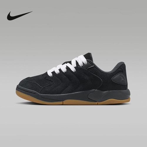 耐克童鞋Jordan SESSION休闲运动鞋复古低帮黑色板鞋IB5679-001