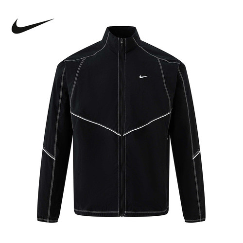 NIKE耐克Club男外套马年限定新年款红色摇粒绒梭织夹克IQ3705-613