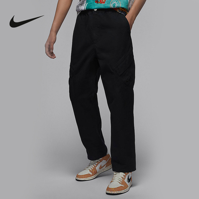 耐克/NIKE JORDAN男子运动宽松休闲直筒工装长裤 FV7256-010