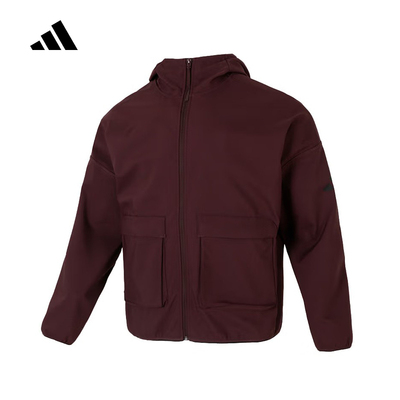 adidas阿迪达斯2025春季新款男子梭织夹克外套运动休闲宽松JF3301