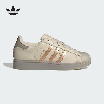 adidas阿迪达斯女子SUPERSTAR经典贝壳头板鞋运动鞋JR7355