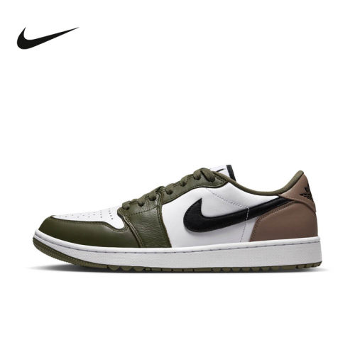 Nike耐克AJ1男鞋新款高尔夫鞋缓震复古篮球鞋低帮板鞋DD9315-121