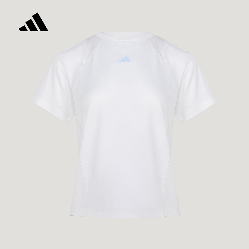adidas阿迪达斯女子COOLSENSE TEE W清风休闲运动夏季短T恤IA6099 - 实物图