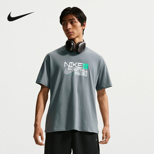 耐克NIKE男子运动休闲圆领短袖T恤夏男短袖针织衫 II0663-061
