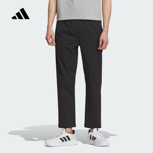 KE6008 adidas阿迪达斯直筒修身 九分裤 运动休闲 2025秋男梭织长裤
