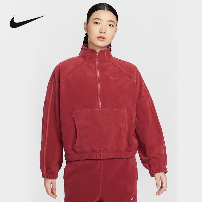 耐克（NIKE）|（新款）2026春女针织套头衫 HV3716-613,运动服/休闲服装,运动卫衣/套头衫,淘宝优惠券,粉丝福利购,淘宝优惠卷