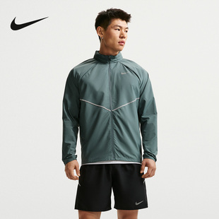 NIKE耐克男子夹克夏季新款运动休闲小标立领长袖外套 IF2370-382