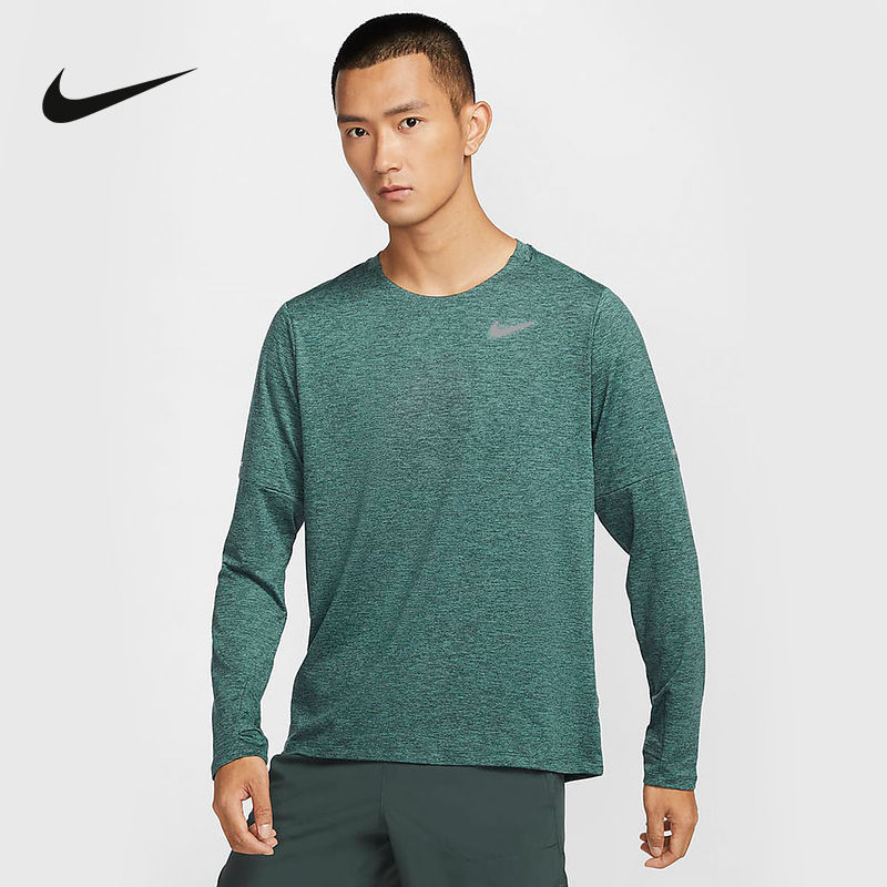 NIKE耐克男装上衣秋冬新款休闲运动服跑步训练长袖T恤DD4755-338
