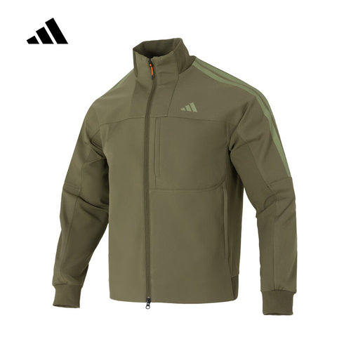 adidas阿迪达斯男装梭织夹克外套26新款户外训练休闲运动服KR0932