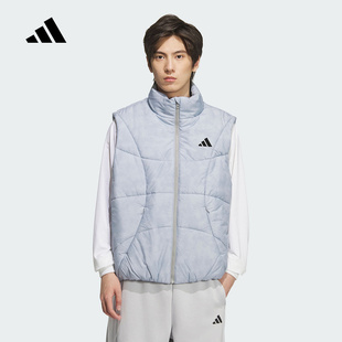 KC2755 棉服男棉背心 adidas阿迪达斯篮球保暖挺阔运动无袖 拉链款