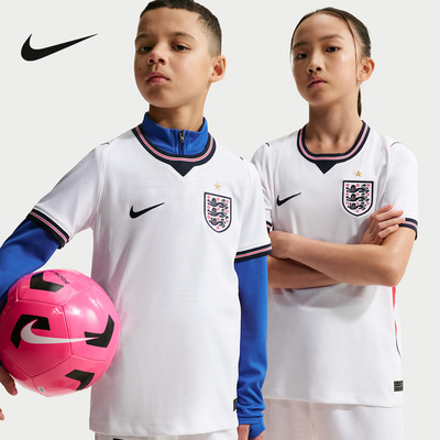 耐克NIKE夏季款男女童短袖T恤针织衫速干足球球衣IB5111-100