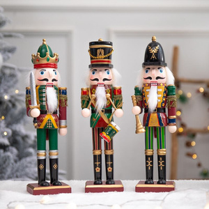 胡桃夹子士兵圣诞装饰圣诞节场景布置道具木偶小摆件圣诞节礼品