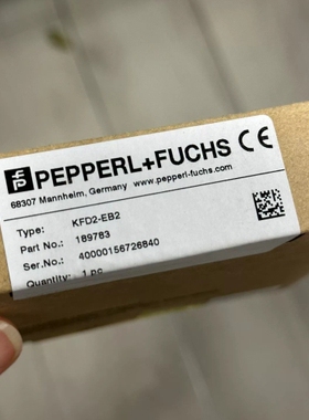 议价倍加福KFD2-EB2全新一片