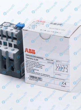 议价1件装全新ABB TA25DU-3.1M 1SAZ211201R2031 2.2-3.1A继电器-
