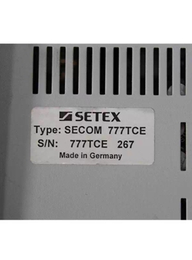 议价SETEX SECOM 777TCE