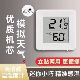 温温湿度计房温度计室内婴儿度冰箱气精准壁挂家用电子干高温度表