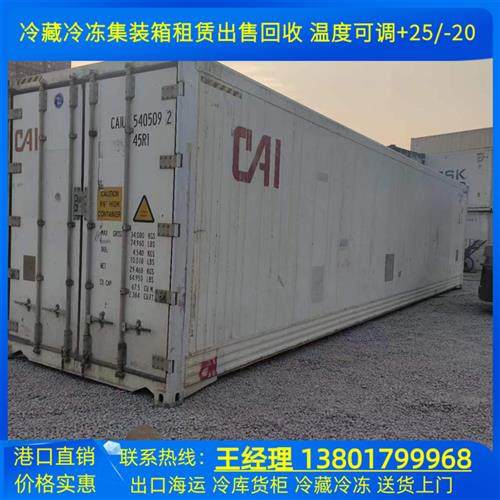 冷藏冷冻集装箱租赁 海运出口货柜移动冷库 冷链运输物流柜