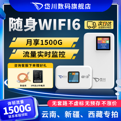 【新疆西藏云南专用】岱川随身wifi移动无线wifi无线网络2025新款全国通用流量便携路由器车载宽带2024wifl