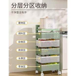床头长整理旋转可移动化妆品期主义好物 收纳收纳 小推车置物架