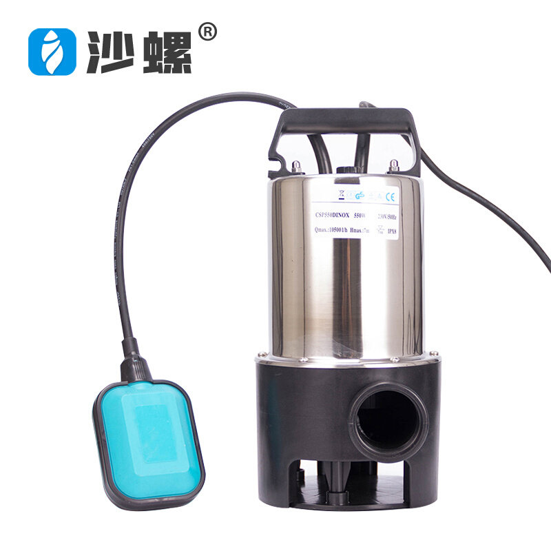 csp550d-3a手提式小型不锈钢潜水泵 污水泵/游泳池花园池塘假山