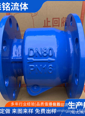 新型止回阀H44X橡胶瓣止回阀立卧两用止回阀污水止回阀法兰单向阀