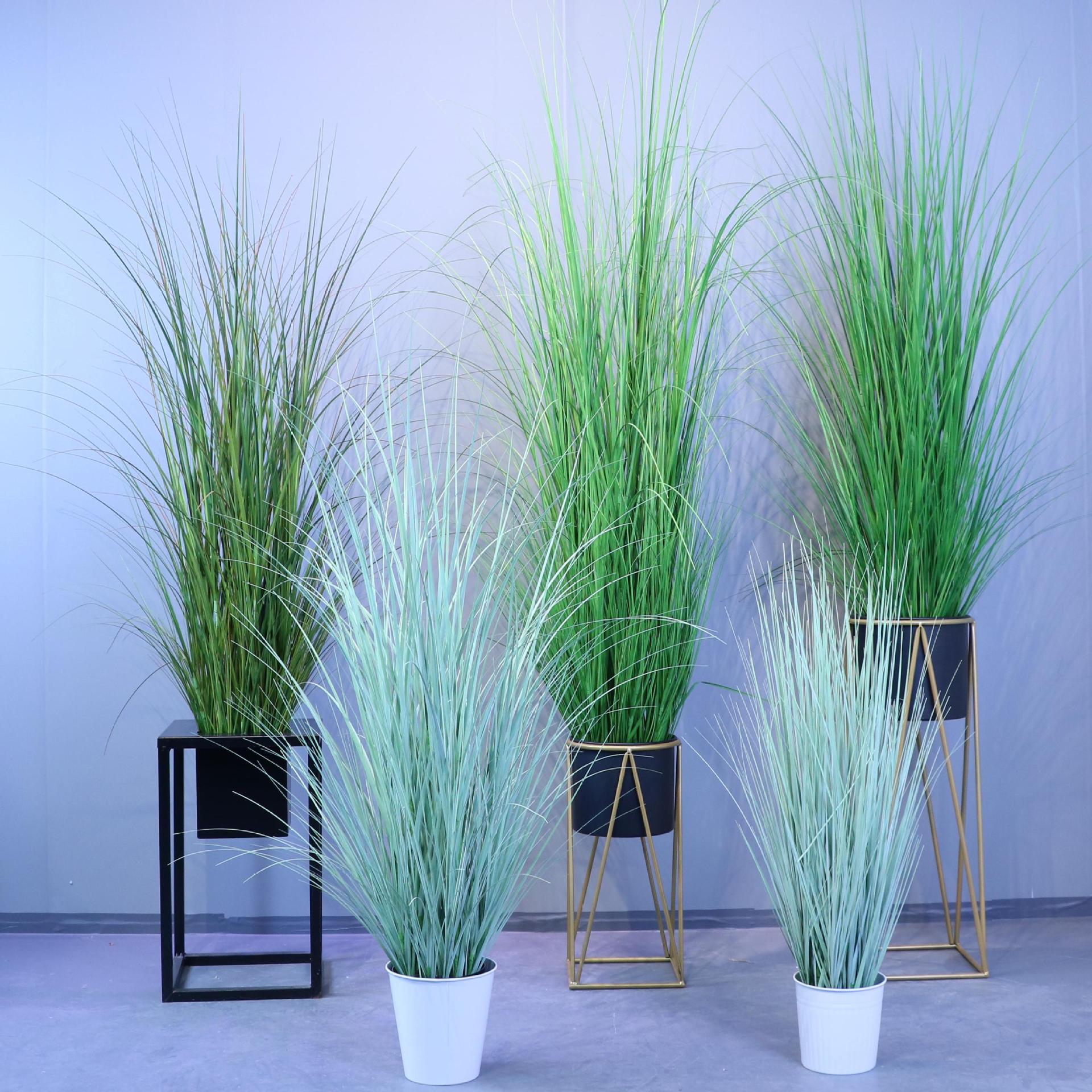 纯草仿生植物 假芦苇草 洋葱草四季常青装饰居家材料现货供应
