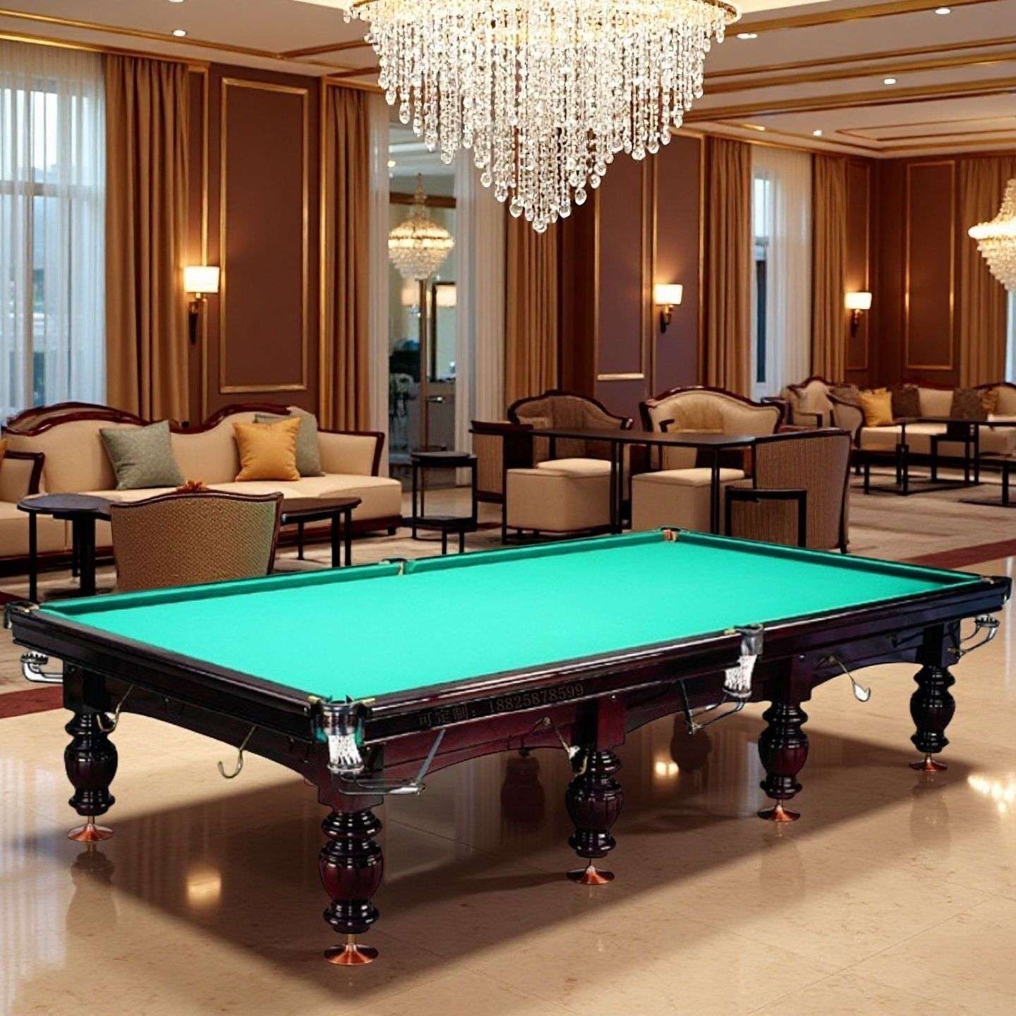 阿塞拜疆Azerbaijan主要城市俄式台球桌斯诺克美式桌球俄式桌球台