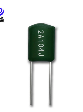 厂家直销 涤纶电容 CL11电容器2A104J 0.1UF/100V 100NF