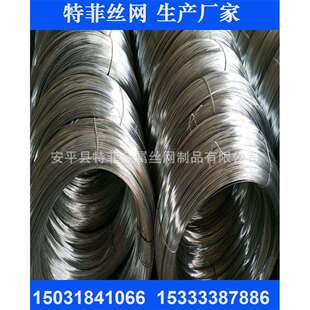 供应电镀锌铁丝镀锌改拔丝热镀锌钢丝黑铁丝Q195材质