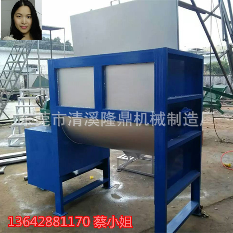 大同供应不锈钢卧式腻子粉搅拌机 防腐搅拌桶 干粉砂浆混合搅拌罐