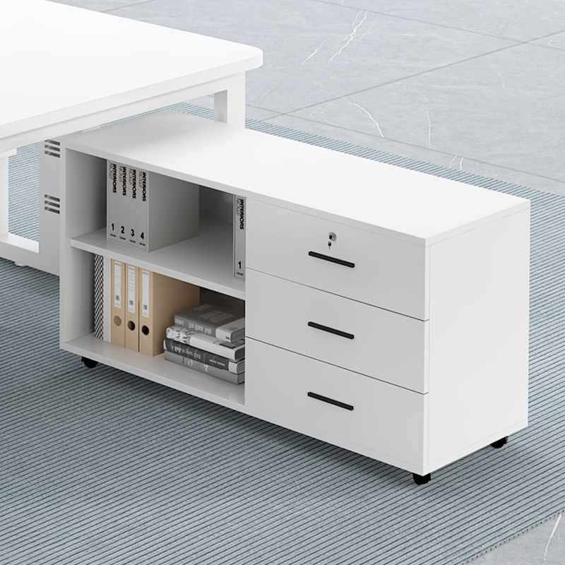 办公室文件柜桌下收纳柜办公柜置物边柜侧柜茶水柜落地储物柜矮柜