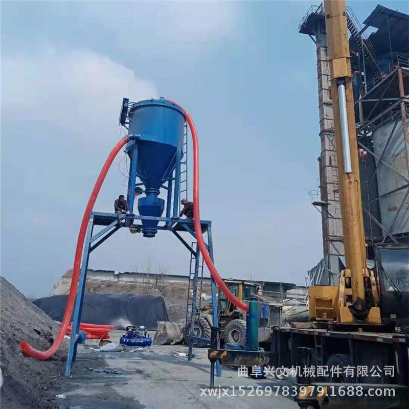 烟台粉煤灰装车用气力输送机矿粉集装箱卸灰机水泥粉清灰吸灰机