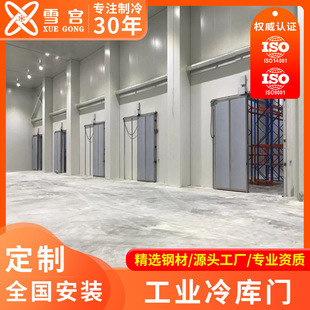 不锈钢电动平移门平开门冷库门 自动感应气密门直