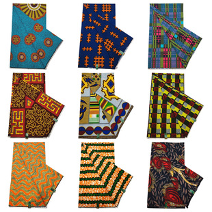 Holland fabric wax非洲蜡染布棉软传统花布 wax African