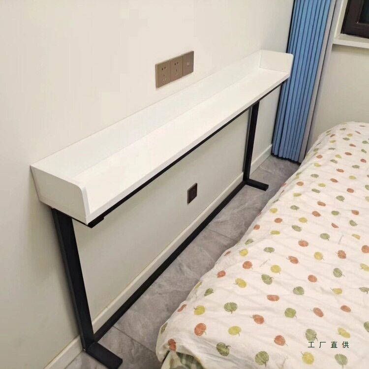 卧室床边桌窄夹缝带护栏长条小户型简易靠墙缝隙置物架床头床尾桌
