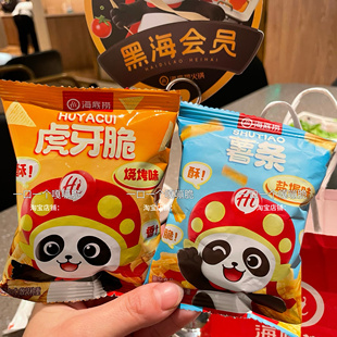 海底捞小零食同款脆脆角锅巴虎牙脆解馋商用火锅店等位休闲小零食