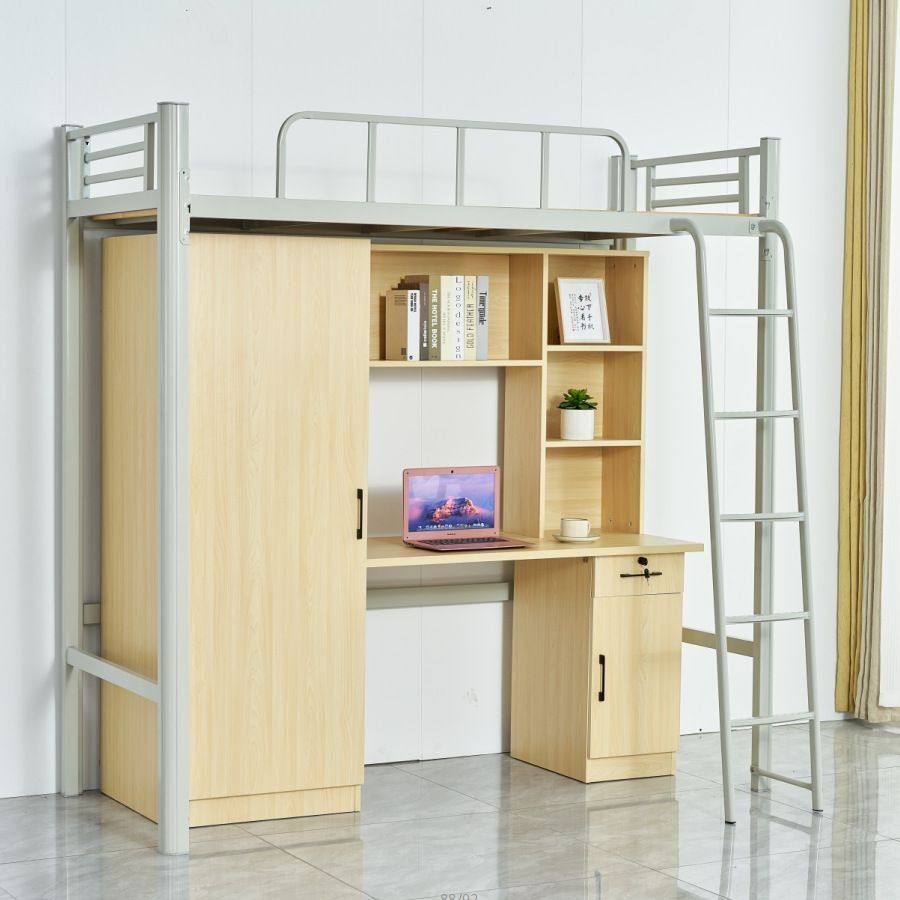 大学生公寓床上床下桌一体组合宿舍床高架床单人员工高低床铁艺床,商业/办公家具,学校双层床/宿舍床,淘宝优惠券,粉丝福利购,淘宝优惠卷