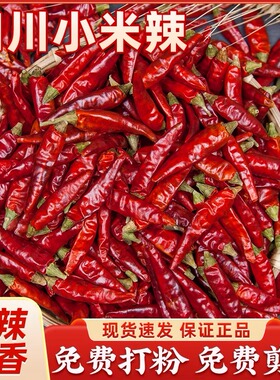 四川特产小米辣500g干辣椒特辣七星椒朝天椒农家红海椒小米椒包邮