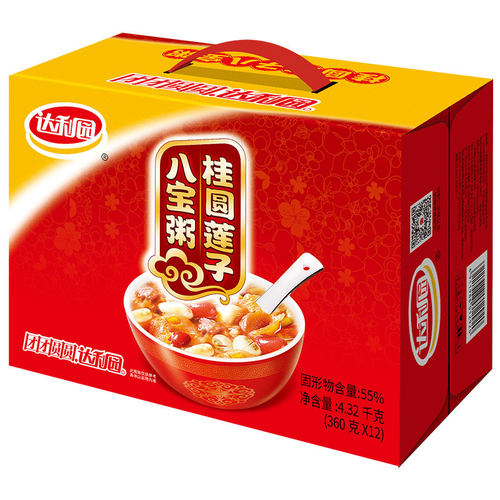 八宝粥360g方便速食营养早餐速食粥经典桂圆莲子粥休闲零食