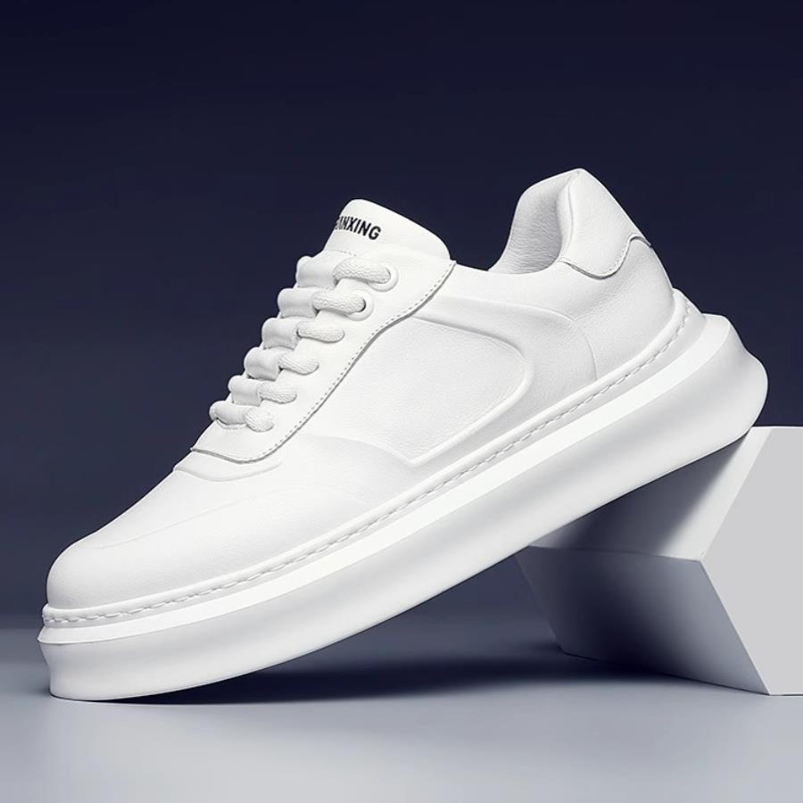 香港潮牌时尚男鞋2025春季新款潮流百搭小白鞋男士透气休闲板鞋子