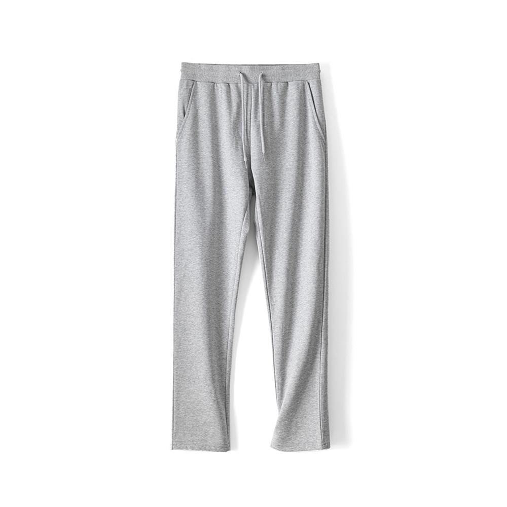 home daily 今天有点帅哦~窄版直筒卫裤男士秋冬宽松针织休闲长裤