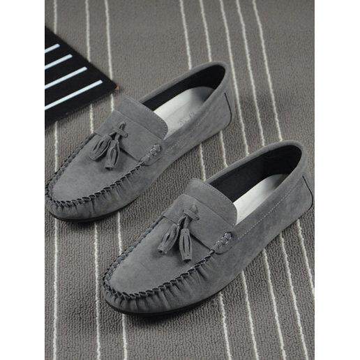 香港潮牌豆豆鞋2025新款一脚蹬韩版百搭休闲鞋精神社会小伙男鞋子