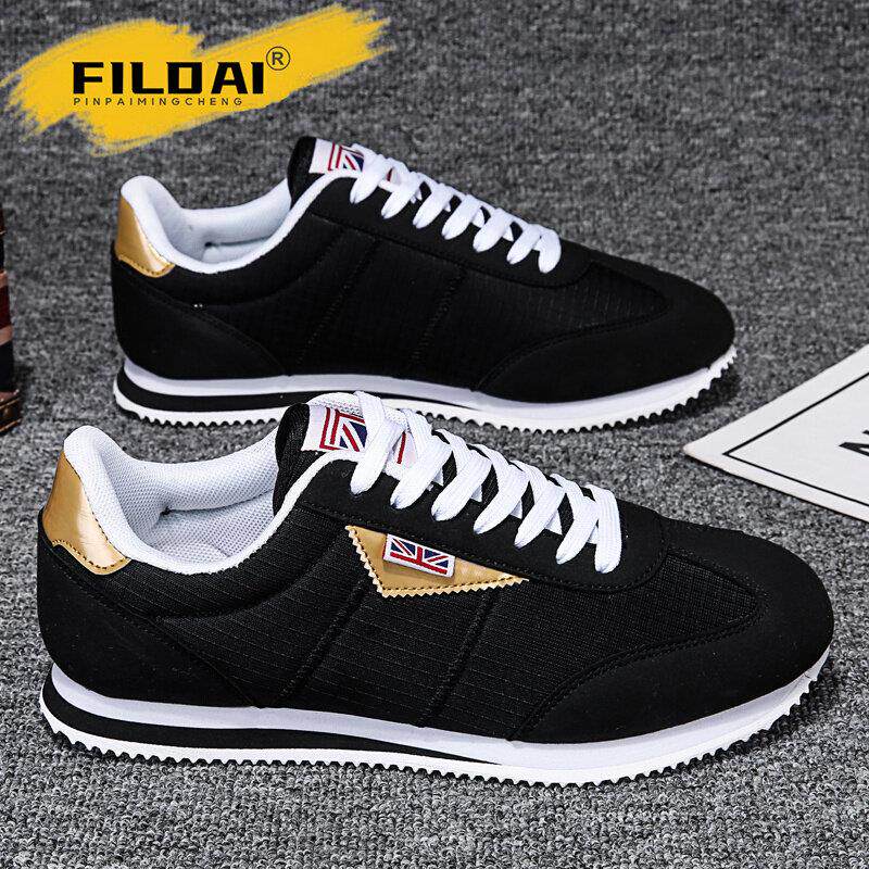 男鞋夏季透气2025新款跑步运动休闲 板鞋男士潮流百搭帆布阿甘潮