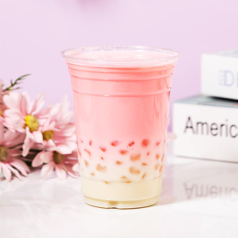 晶花草莓果奶多三合一香芋奶茶粉速溶珍珠奶茶家用奶茶店专用原料