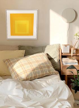 向正方形致敬 Josef Albers抽象色块工业风装饰画极简高级感挂画