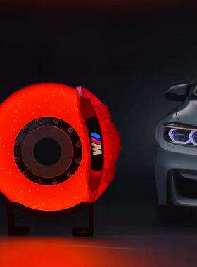 充电刹车盘创意模型桌面博气氛灯布雷灯ledu新卡钳logo氛围